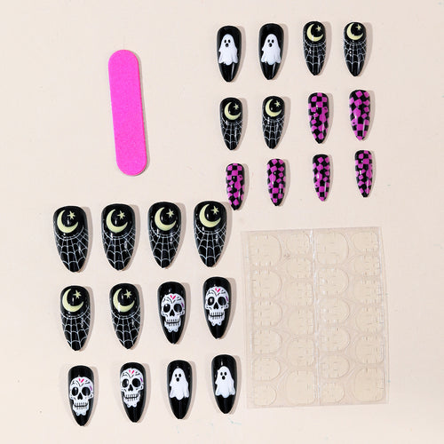 Halloween Themed Acrylic Nail Art Set Bowlift