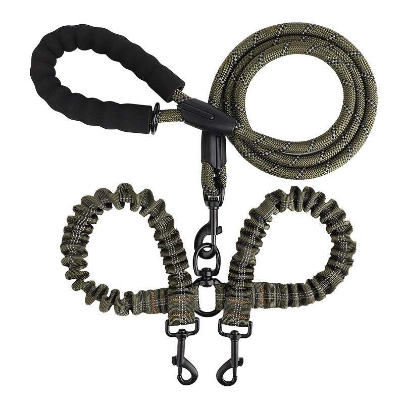 Bungee Training Dog Leash with Dual Handle