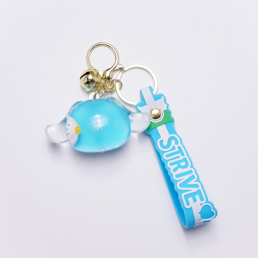 Unisex keychain with glittering design Bowlift