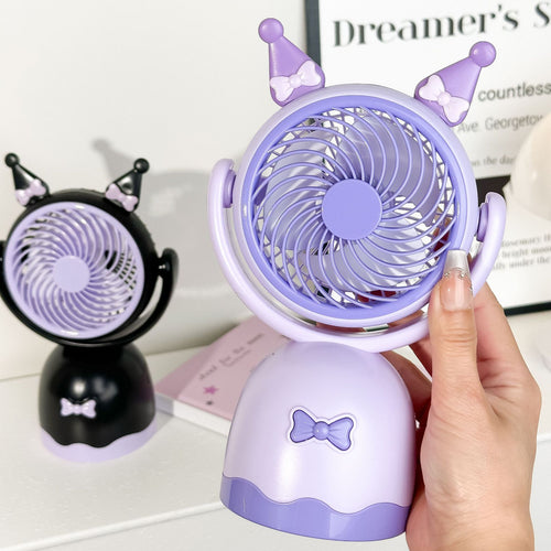 Women Portable USB Mini Fan with Cute Design Bowlift