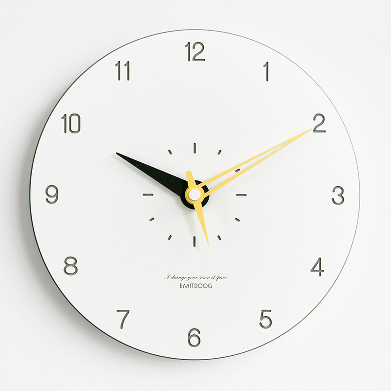 BowLift | Minimalistic Modern Round Wall Decor Silent Clock