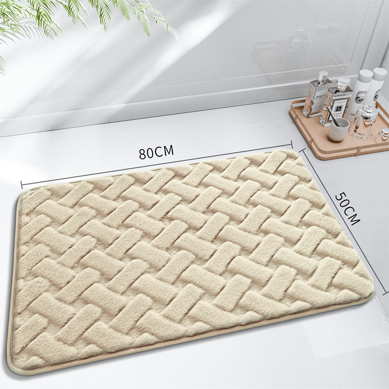 Plush Woven Bath Mat