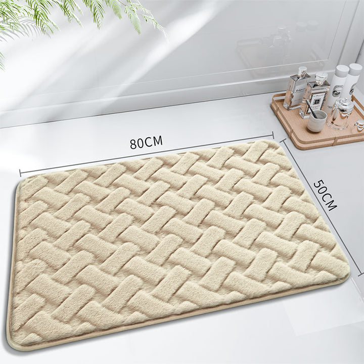 Plush Woven Bath Mat
