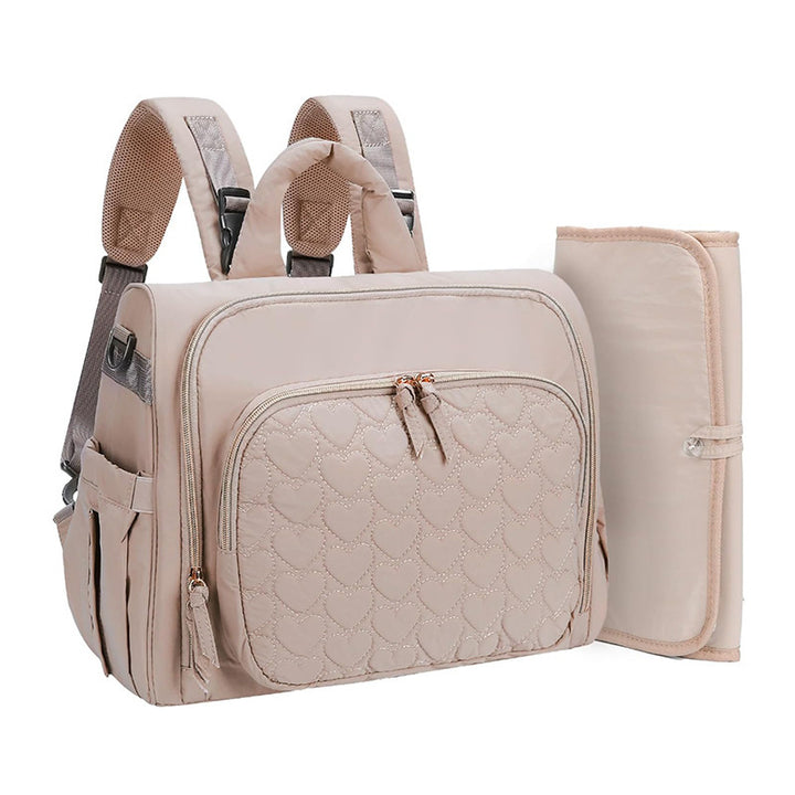 Multifunctional diaper bag with ergonomic shoulder straps Bowlift
