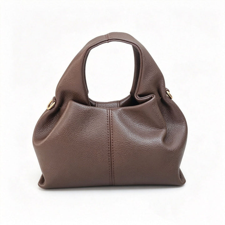 Chic Structured Leather Handbag Bowlift