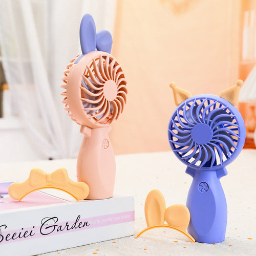 Ladies Portable Mini Hand Fan with Cute Design Bowlift