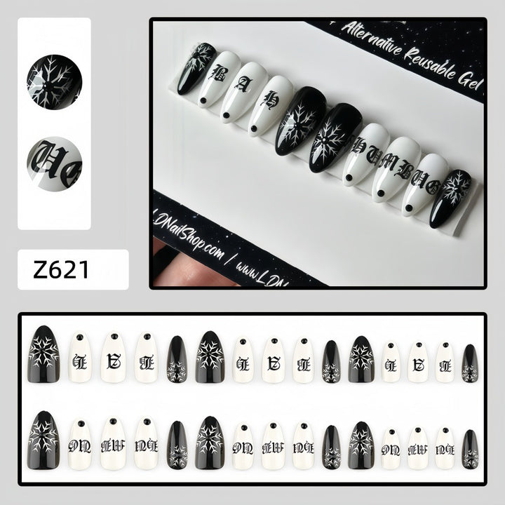 Artificial Nails in Modern Tribal Design Bowlift