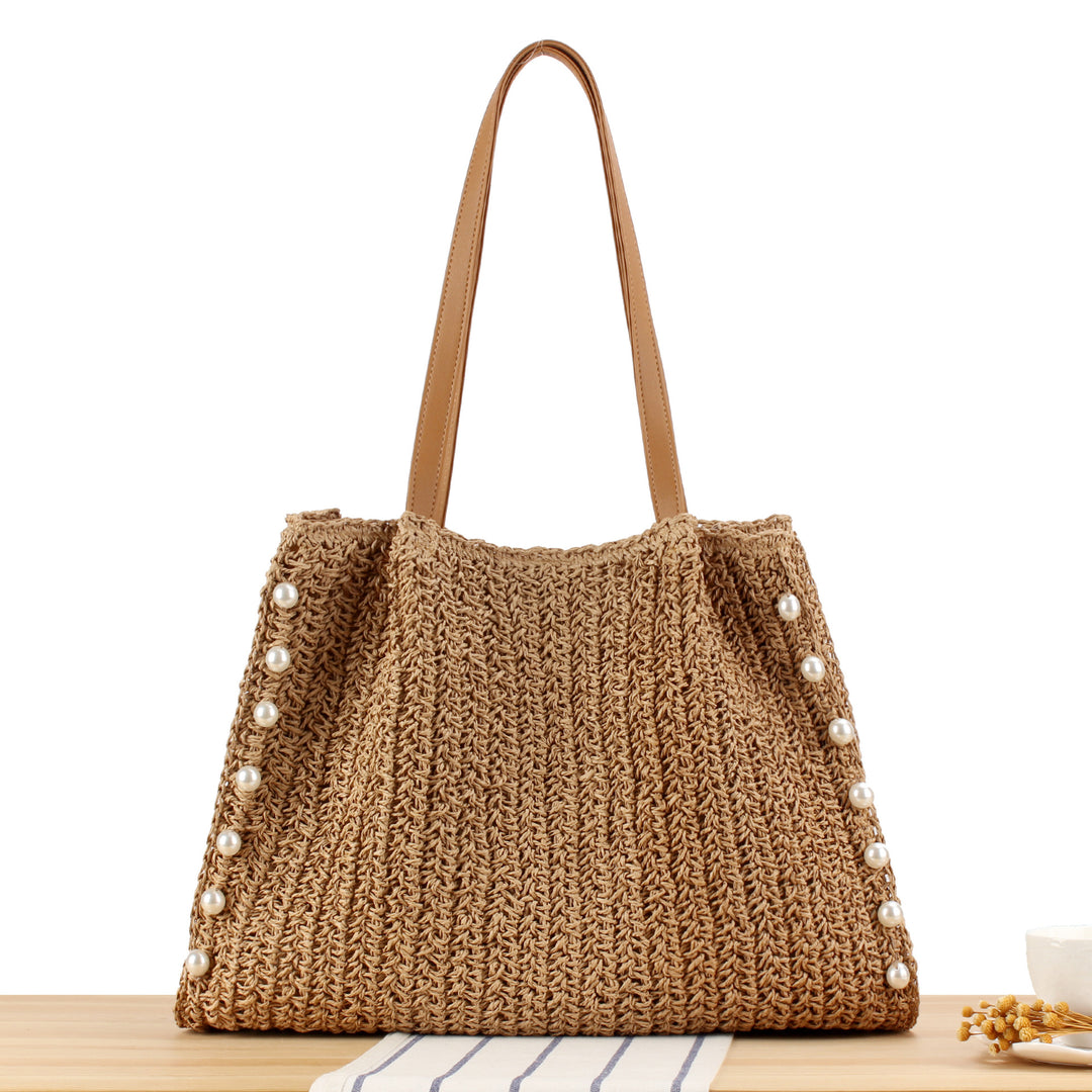 Expressive straw bag Bowlift