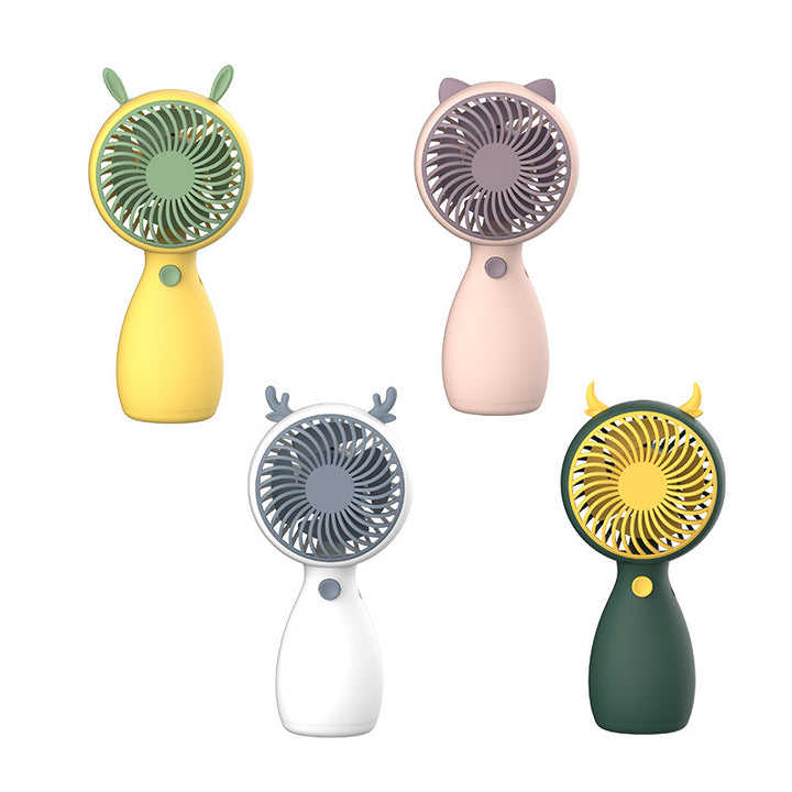 Unisex Portable Hand Fan in Cute Cat Design Bowlift