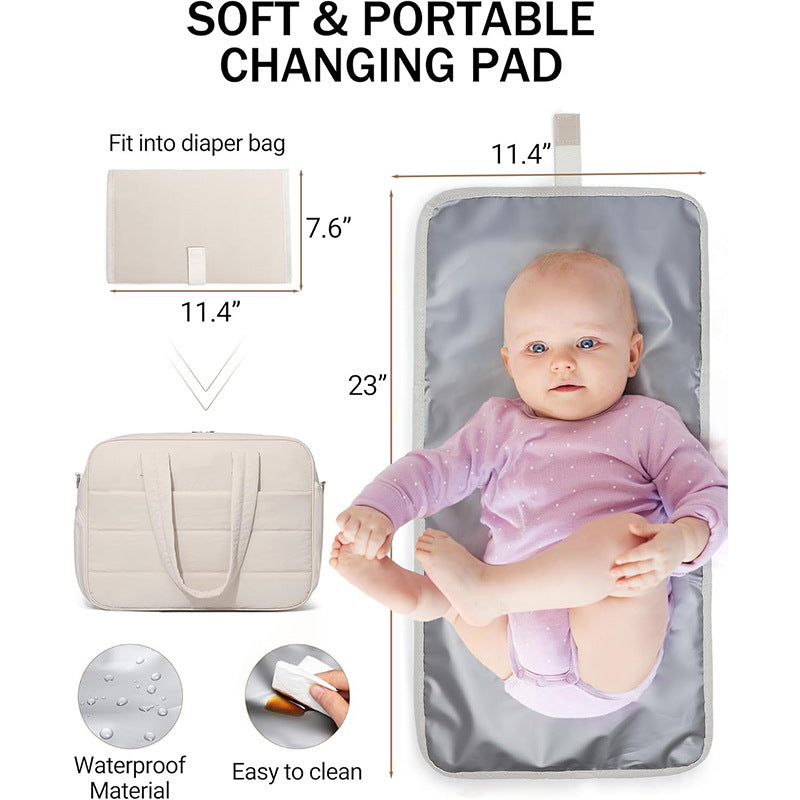 Practical diaper bag with insulated compartments Bowlift
