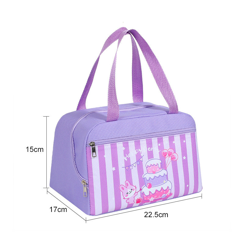 Cute Cartoon Insulated Lunch Pouch