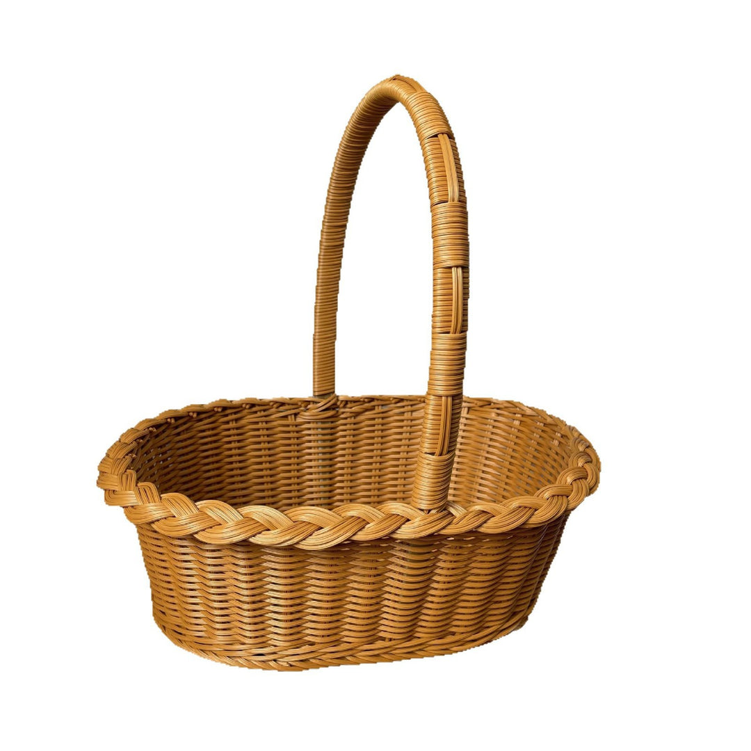 Ladies elegant braided shopping basket Bowlift
