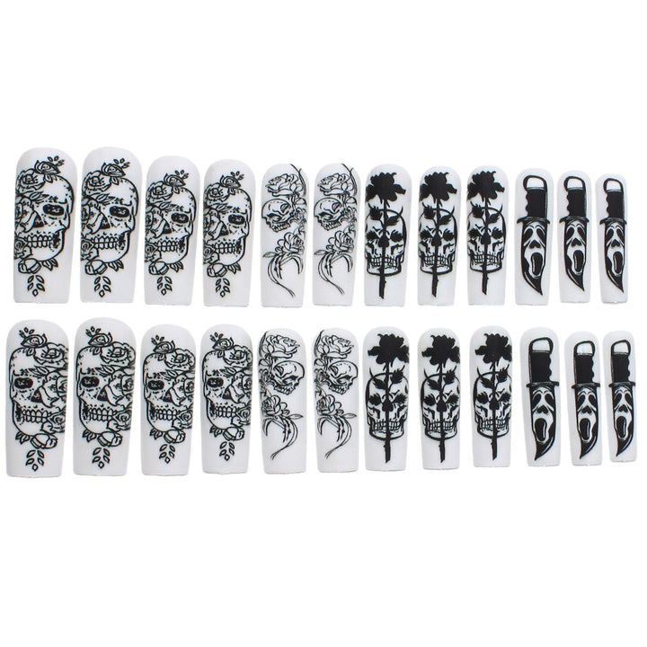 Glamorous Halloween Art Nails Bowlift