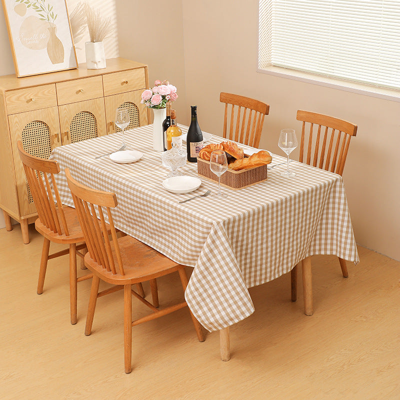 Gingham Check Tablecloth