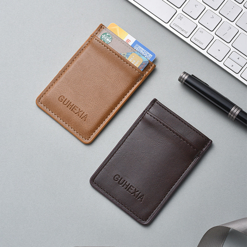 Sleek Leather Card Holder Bowlift