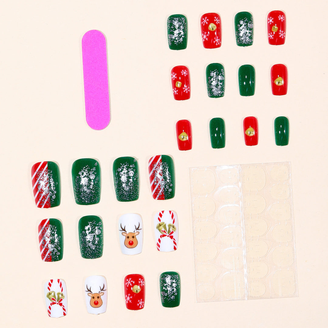 Festive Holiday Nail Art Set Bowlift