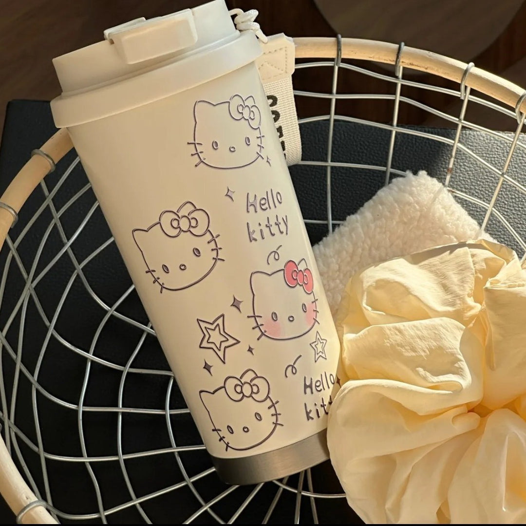 Ladies Insulated Drinking Cup with cute Hello Kitty Design Bowlift