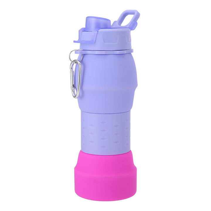 Ladies versatile folding water bottle Bowlift