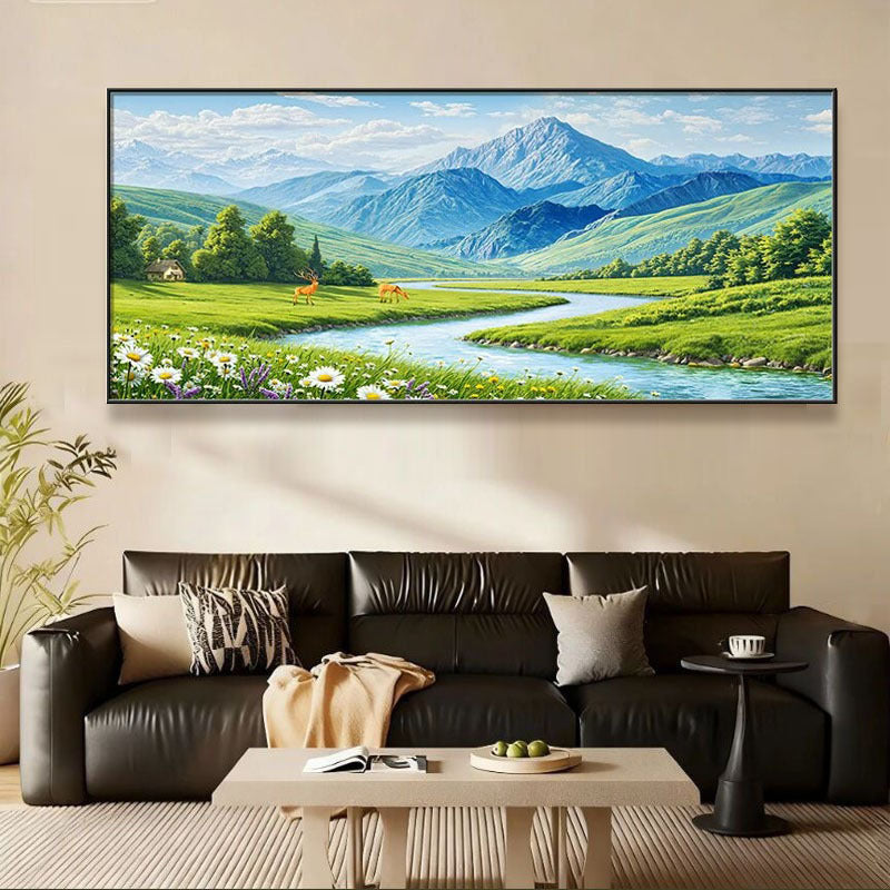 Scenic Mountain Landscape Wall Art