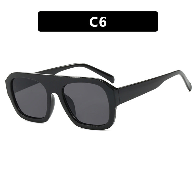 Women's oversized sunglasses with distinctive rectangular frame Bowlift