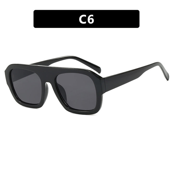 Women's oversized sunglasses with distinctive rectangular frame Bowlift