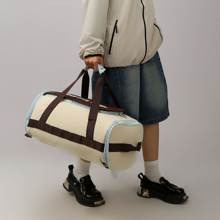 Multifunctional Sport and Travel Bag with Padded Shoulder Straps Bowlift