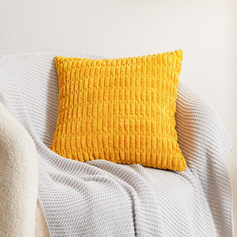 Textured Plush Accent Pillow