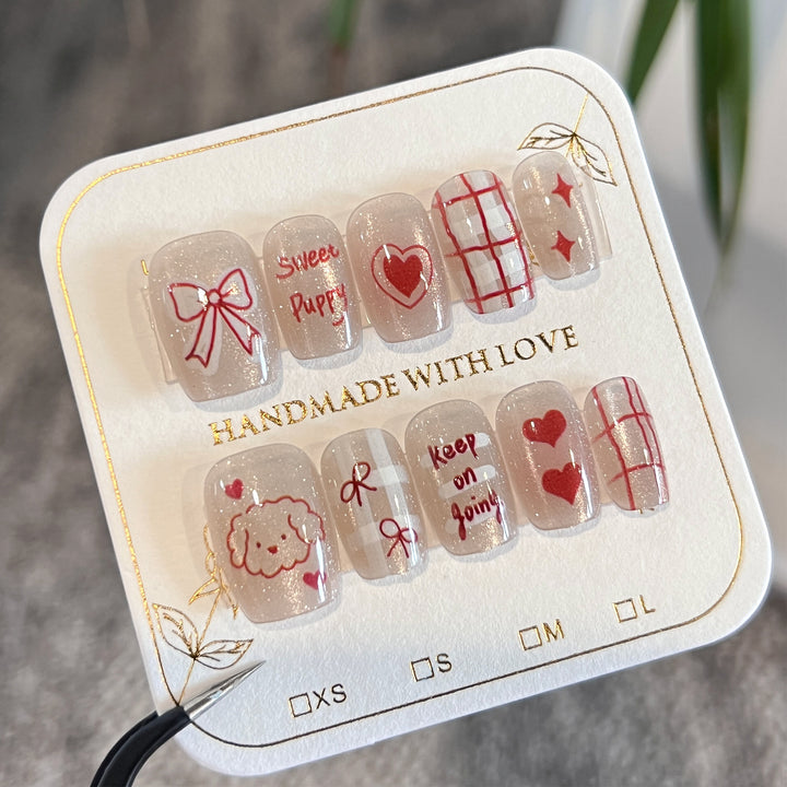 Artificial nail art with cute designs Bowlift