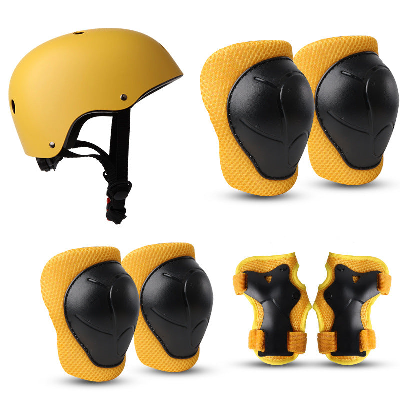 Children's Colorful Safety Helmet and Protective Gear Set Bowlift