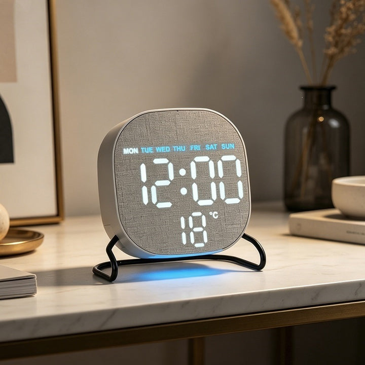 Digital Alarm Clock Bowlift