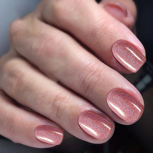 Glittery Press-On Toenail Set Bowlift
