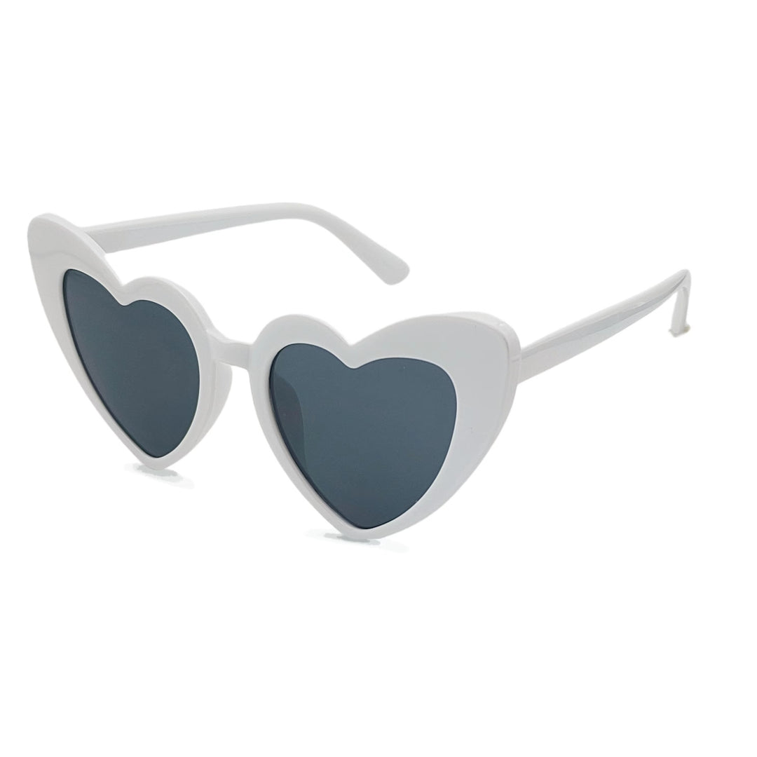 Women's Heart-Shaped Sunglasses with UV Protection and High-Quality Film Processing Bowlift