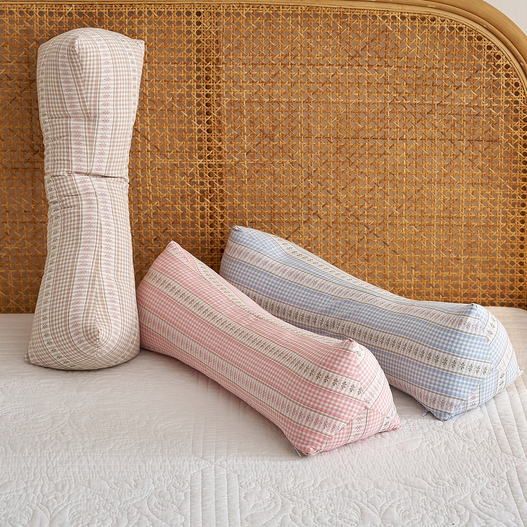 Neck support roll with elegant striped design Bowlift