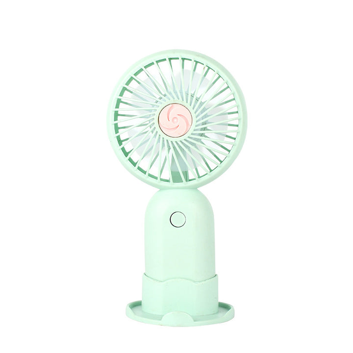 Unisex Portable Hand Fan with Ergonomic Design and USB Connection Bowlift
