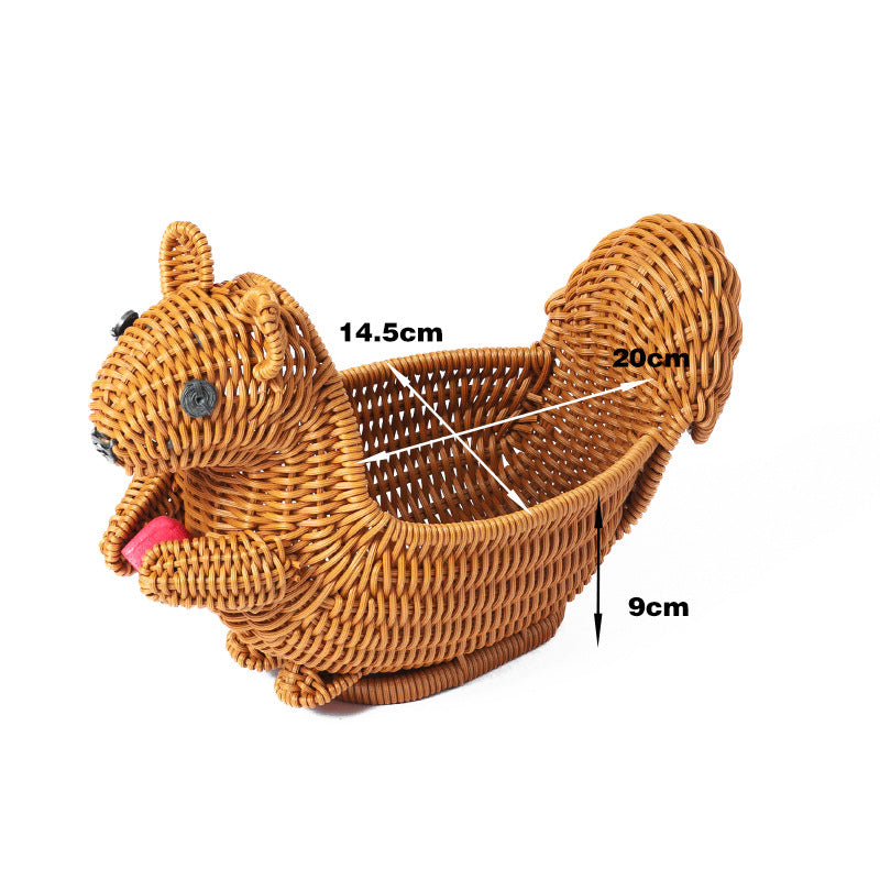 Decorative Wicker Duck Bowlift