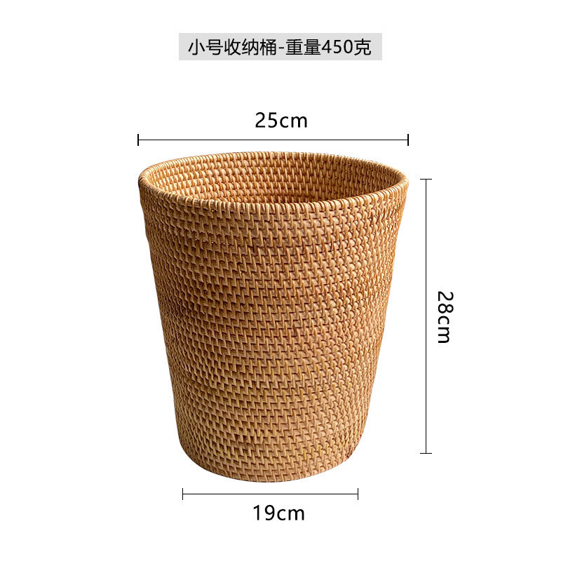 Women rectangular storage basket with practical handle Bowlift
