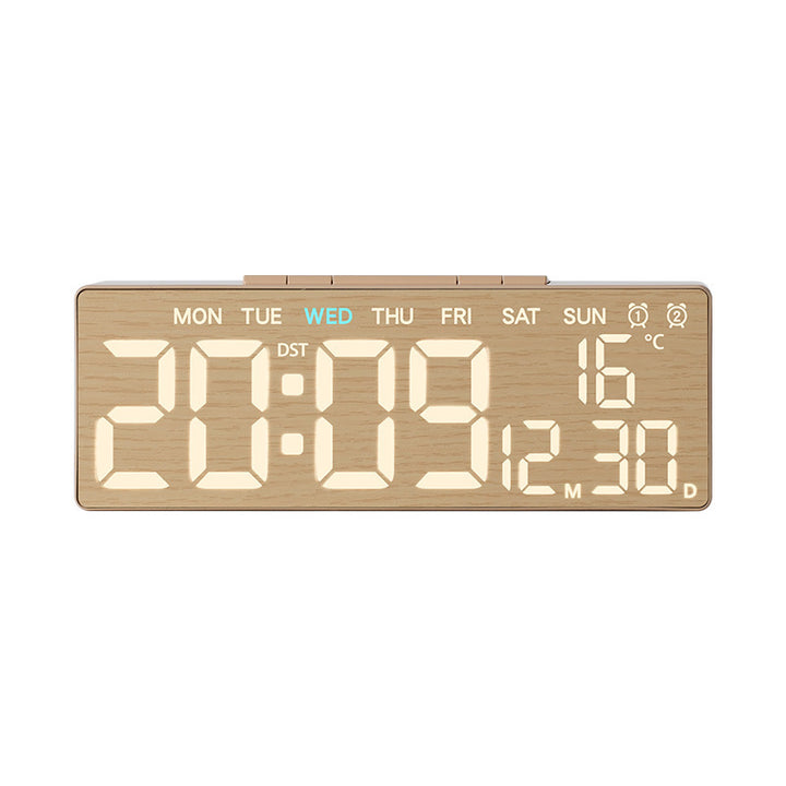 Digital alarm clock with temperature sensor and date display Bowlift