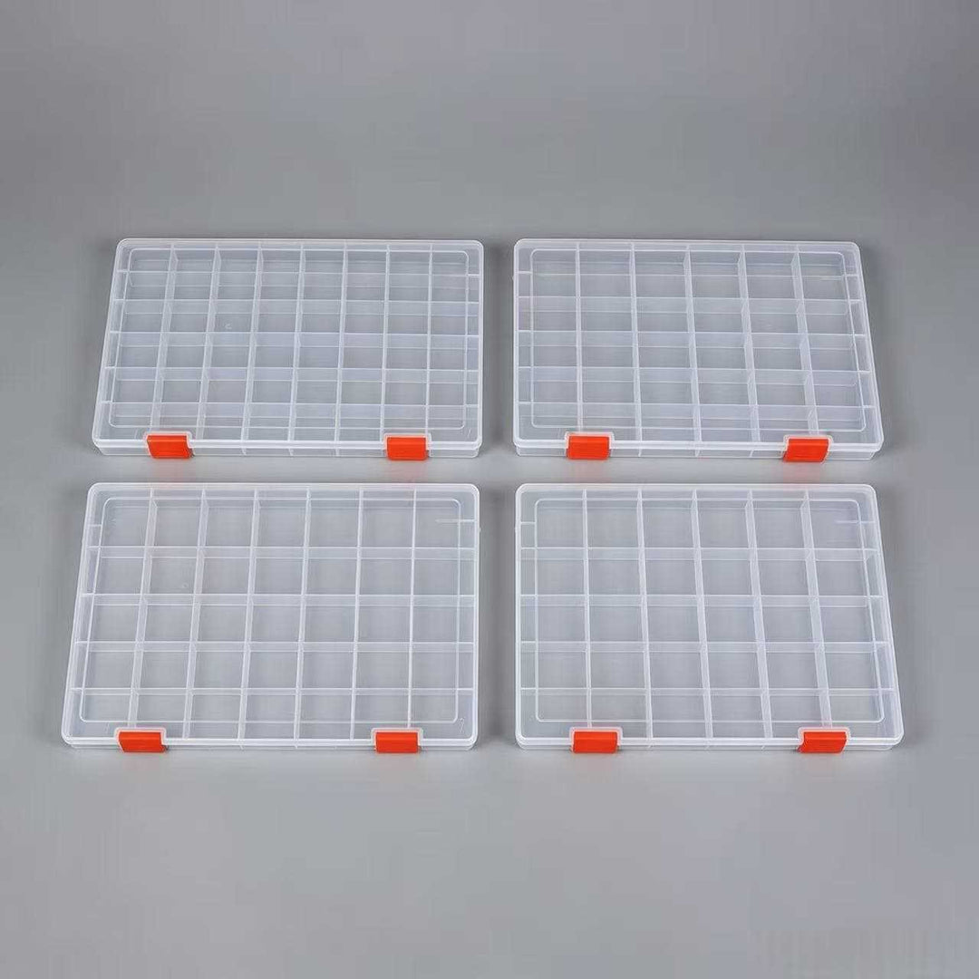 Transparent Multi-Grid Craft Organizer Bowlift