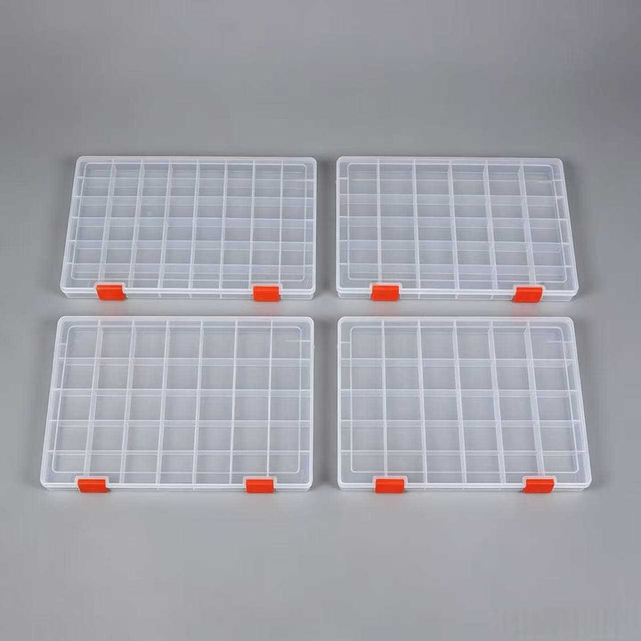 Transparent Multi-Grid Craft Organizer Bowlift
