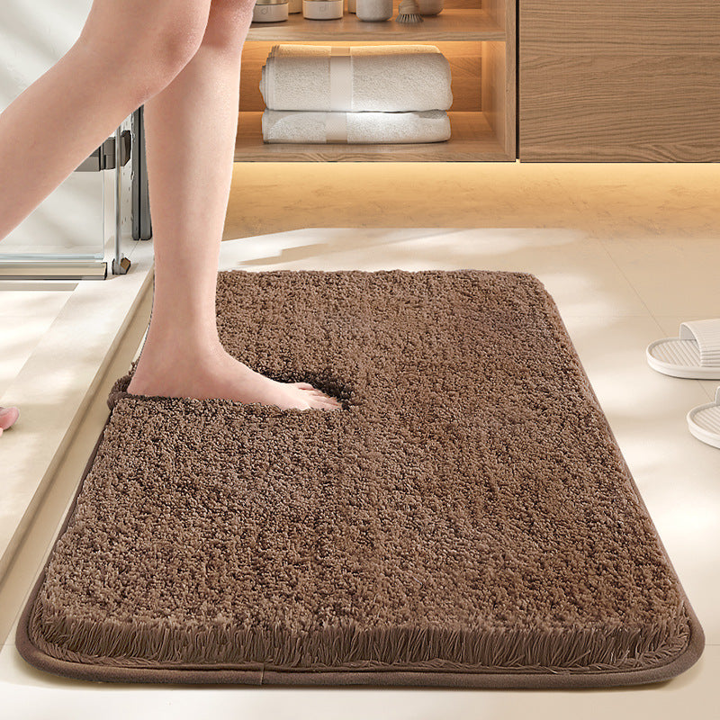 Plush Bathroom Shower Mat Bowlift