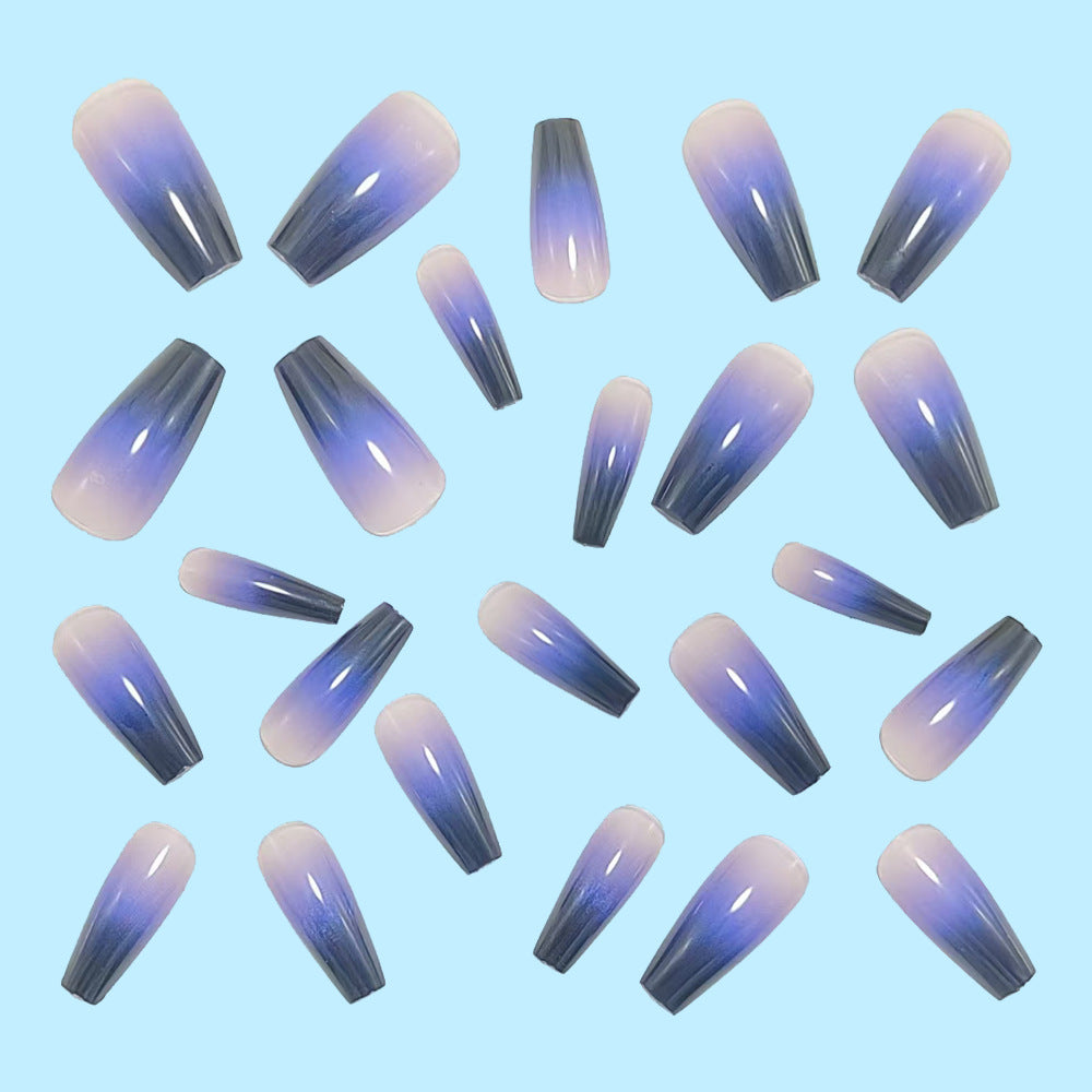 Fashionable artificial nails in elegant ombre design Bowlift