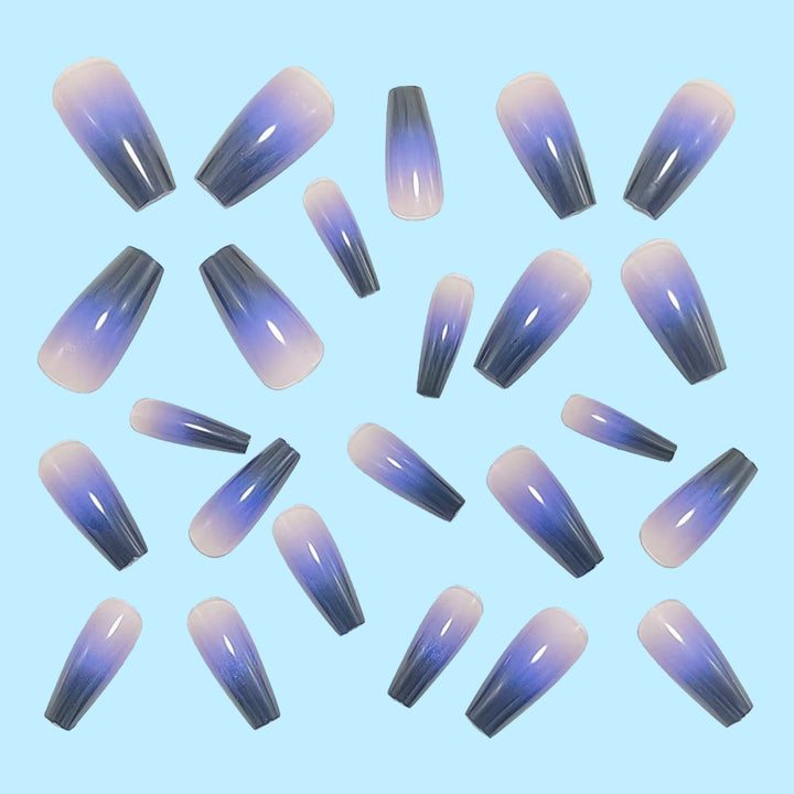 Fashionable artificial nails in elegant ombre design Bowlift