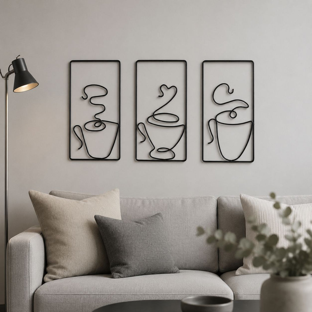 Modern Wire Art Wall Decoration