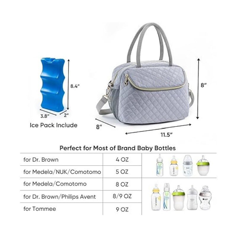 Multifunctional cooler bag with insulated interior compartment Bowlift