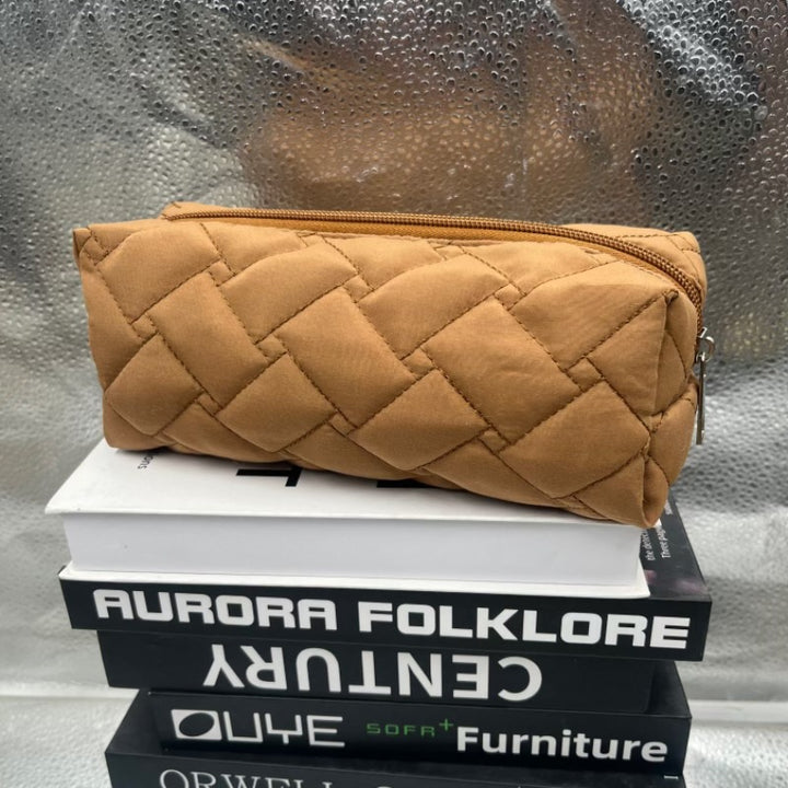 Quilted Textured Pencil Case Bowlift