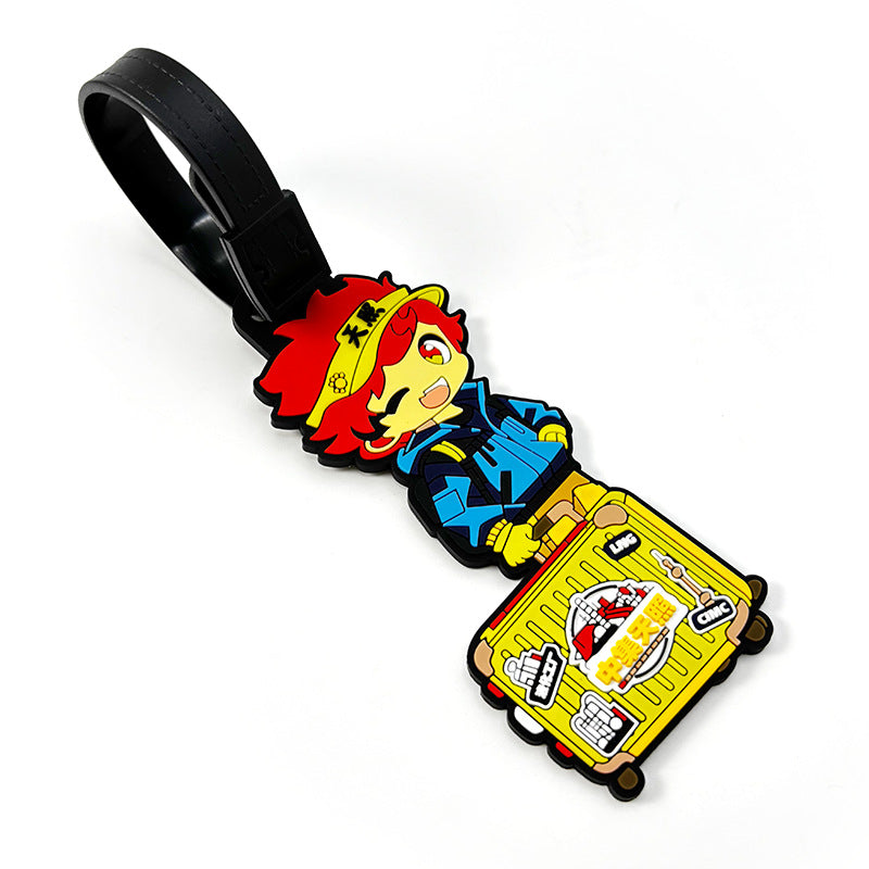 Unisex Cartoon Character Luggage Tag Bowlift