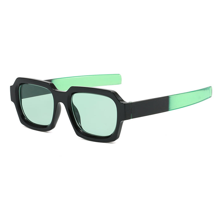Ladies fashionable stylish square sunglasses with contrasting frame Bowlift