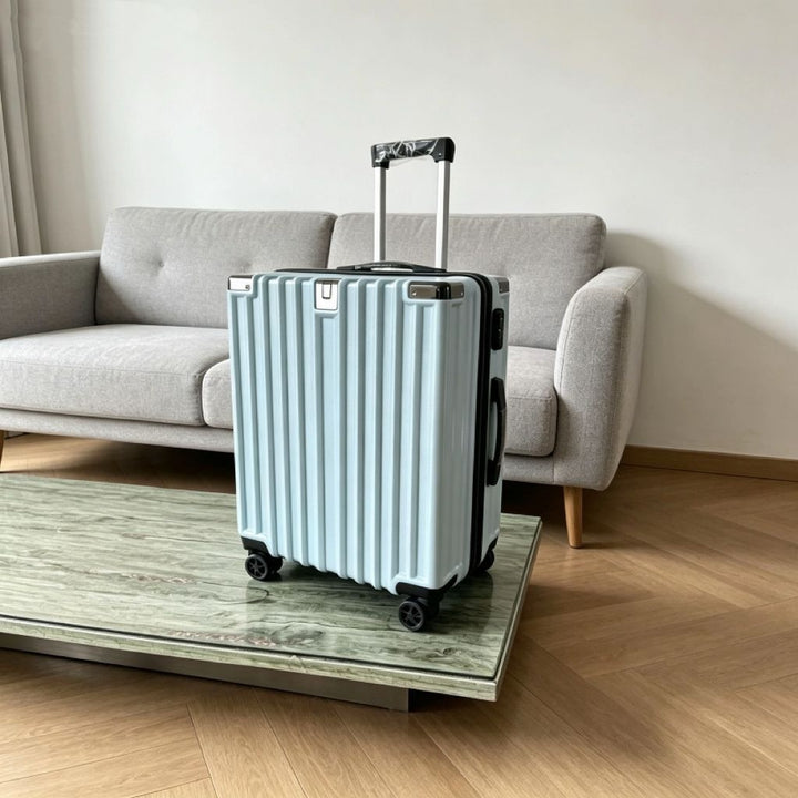 Hard-shell travel suitcase with spacious interior and high-quality rolling system Bowlift
