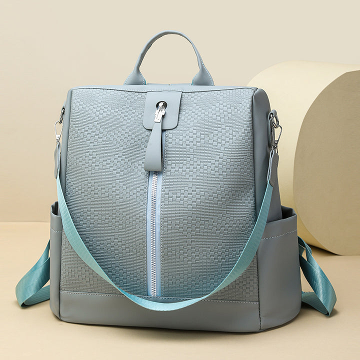 Multi-Functional Textured Backpack Bowlift