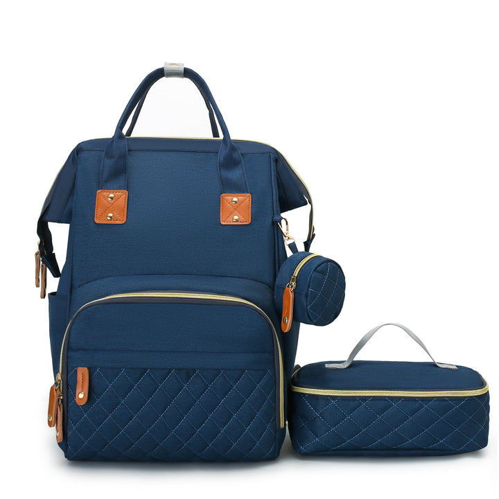 Multi-Purpose Quilted Diaper Backpack Bowlift